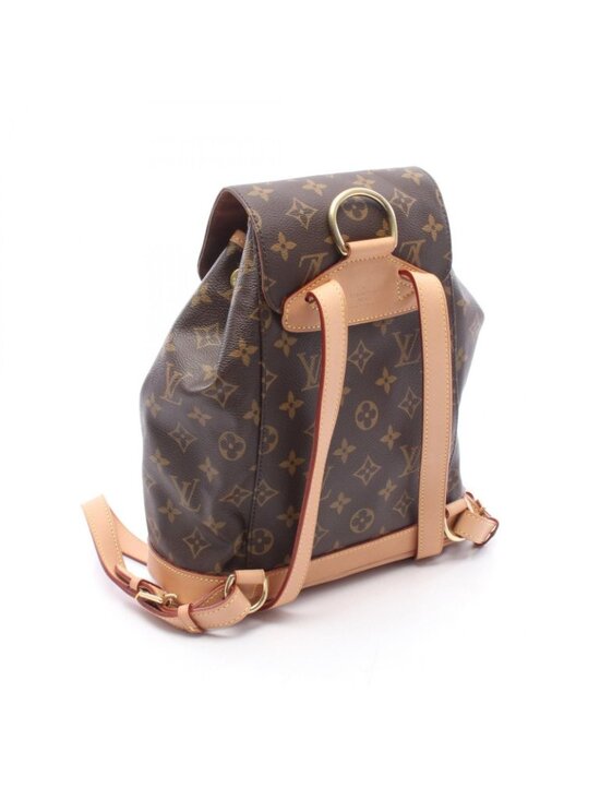 Louis Vuitton Backpack Montsouris MM Canvas Leather main image 6